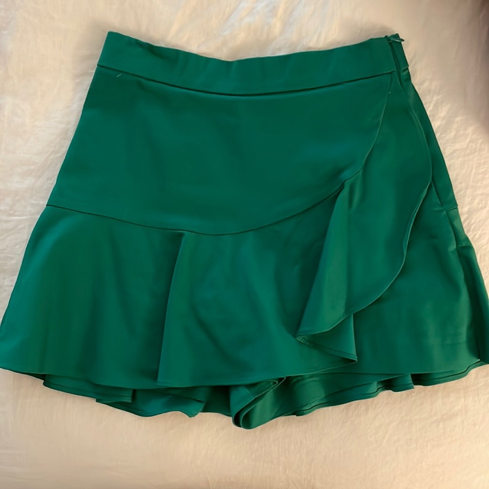 Zara Green Skort